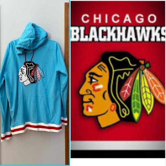 Four Star Collection Other - EUC Chcago Blackhawks hockey Four Stars Collection Hoodie unisex size Large
